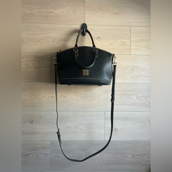 Dooney & Bourke Saffiano Footed Structured Tote - Picture 2 of 16